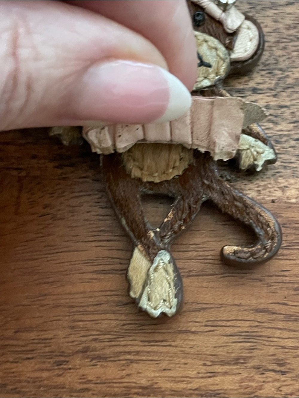 COACH Ballerina Monkey Bag Charm (has damage) - Picture 10 of 10
